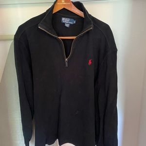 Black Polo Ralph Lauren quarter zip - XL